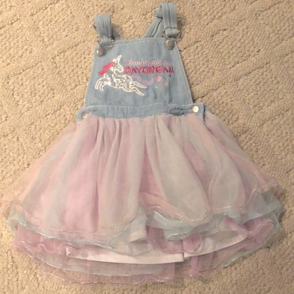 Other - Unicorn overall tulle dress